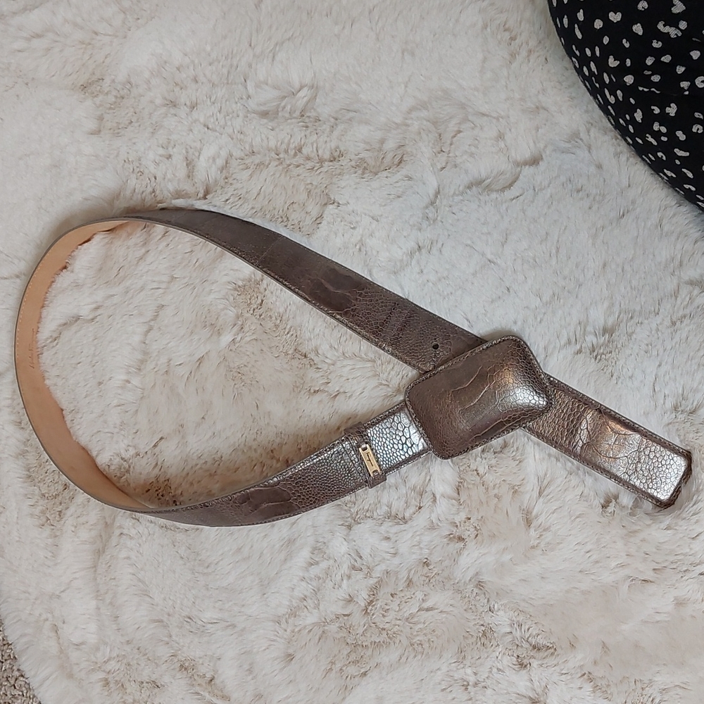 Rare exotic reptile Salvatore Ferragamo belt, 85cm